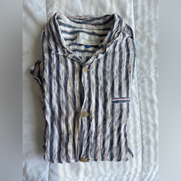 MENS solid and striped shirt - Picture 1 of 3